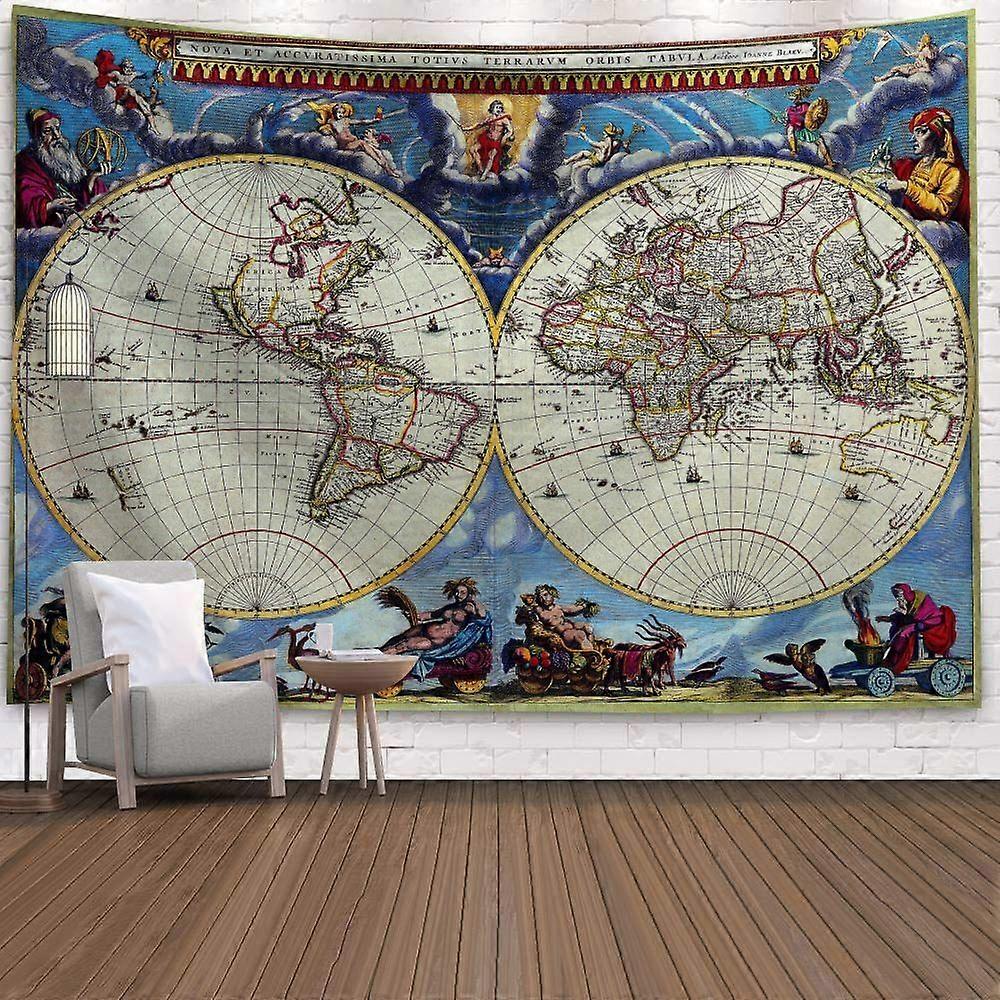 World Map Decorate Flag HY2761