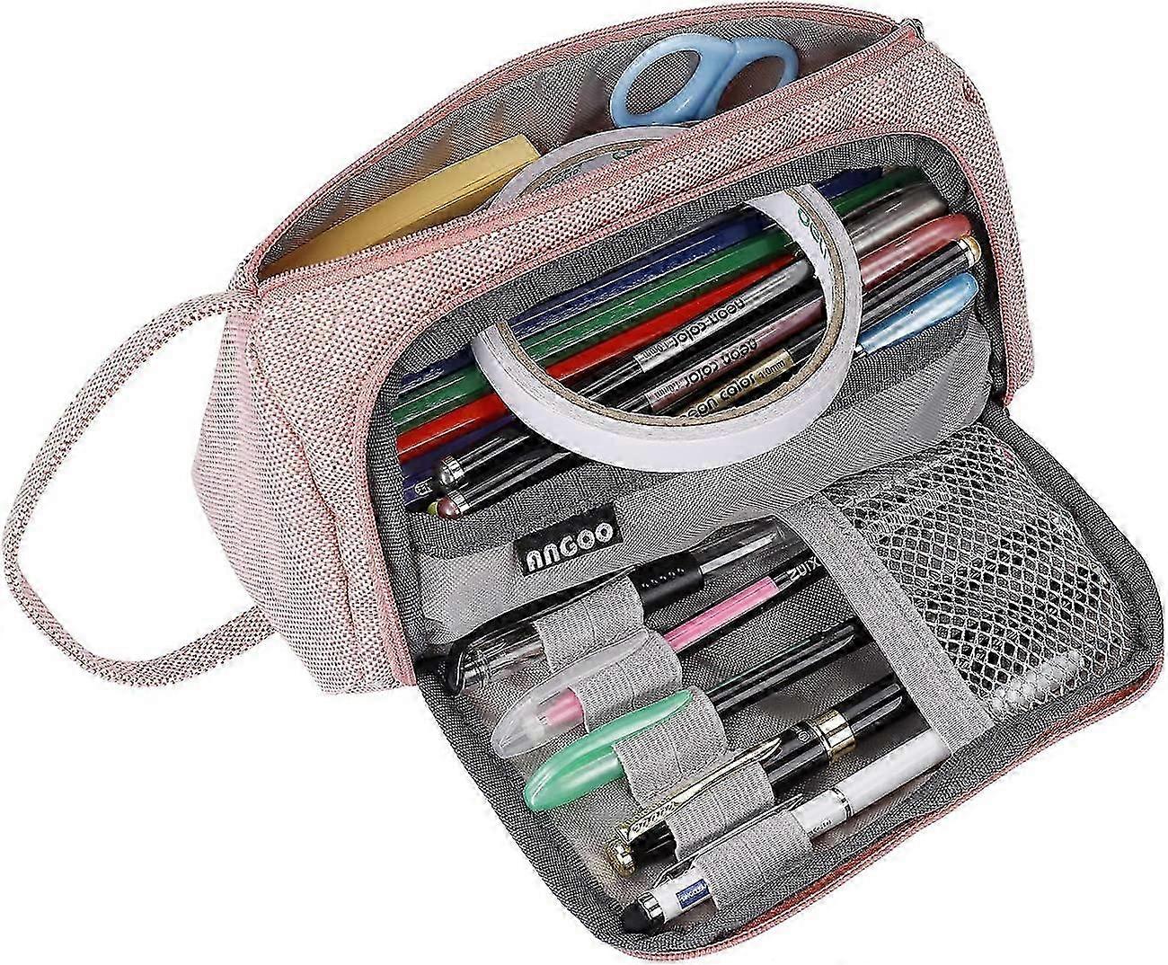 Large Capacity Pencil Case(Pink)