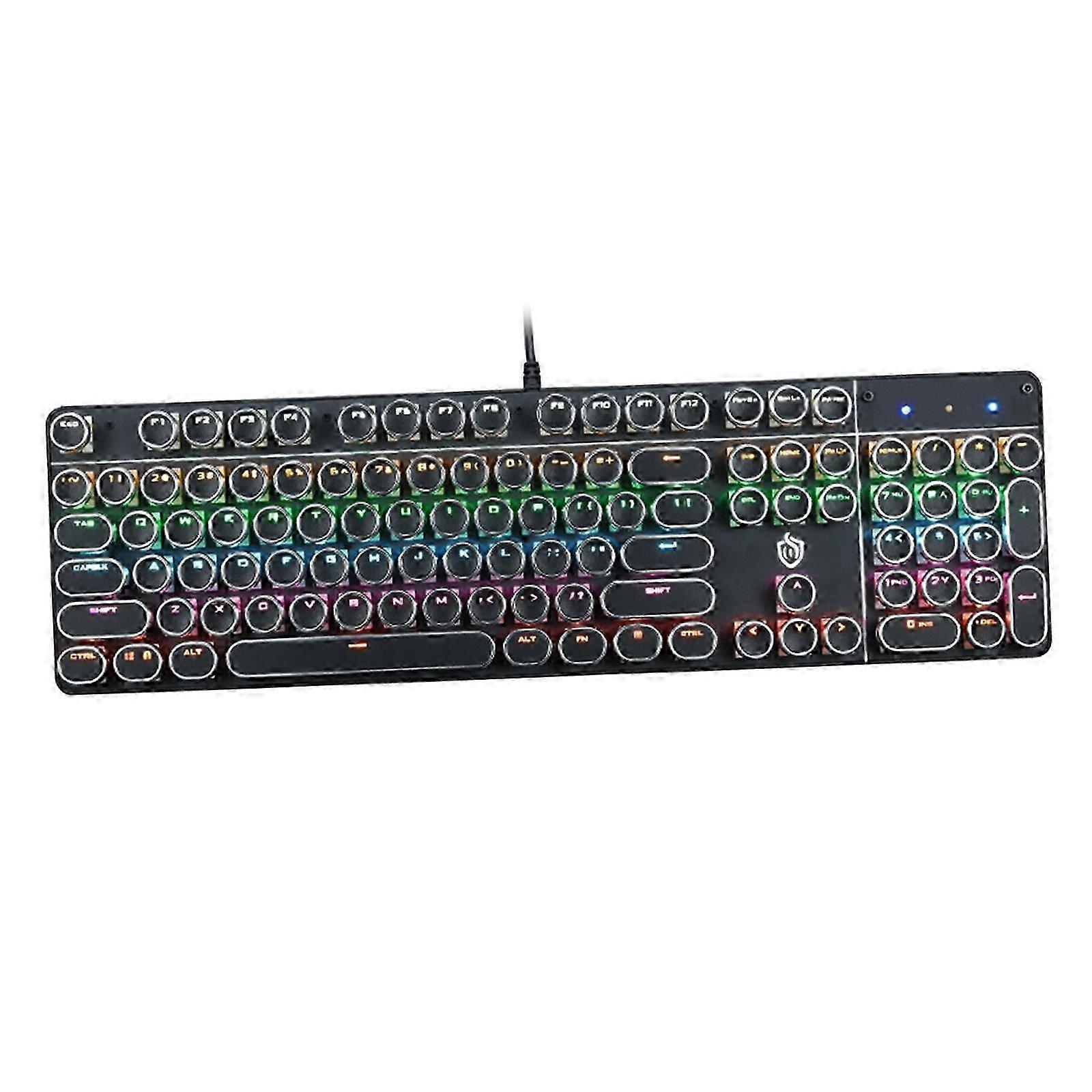 Tactile Blue Switch Retro Keyboard