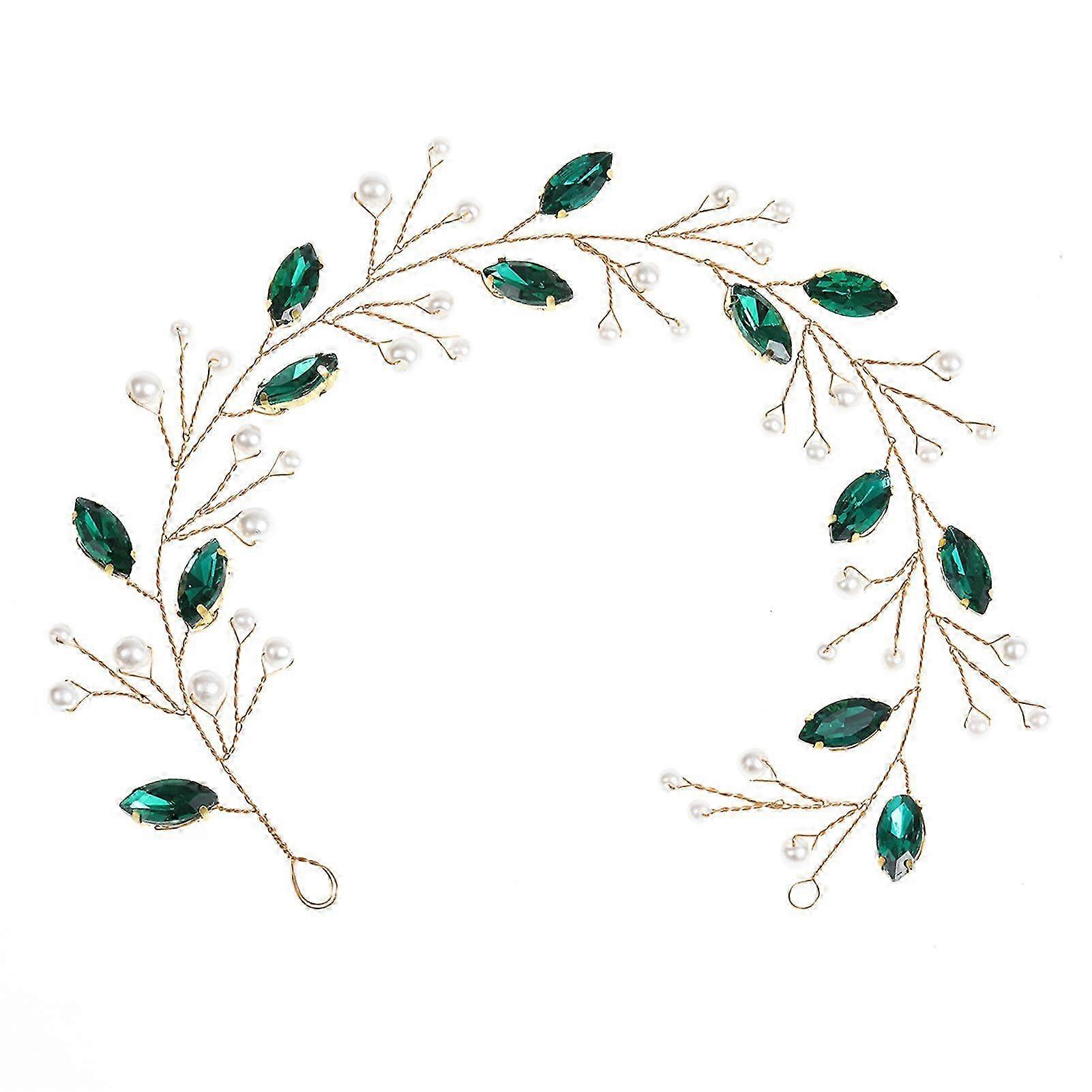 Adjustable Pearl Rhinestone Headband