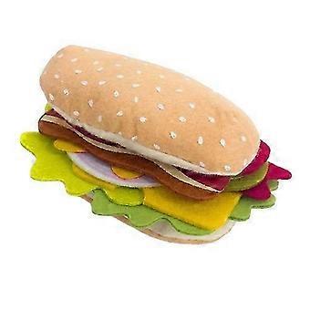 28-teiliges Hamburger-Spielset aus weichem Stoff