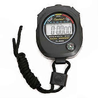 Electronic Digital Sport Stopwatch Timer, 12 Pack with Large Display, Multi-Function Date, Time & Alarm - L