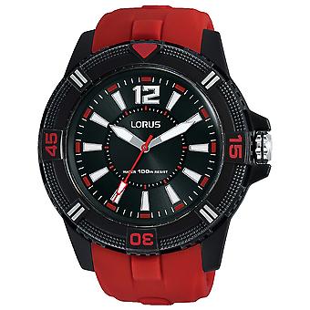 Lorus sport man Quartz Analog Man Watch with RRX11FX8 Silicone Bracelet