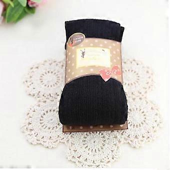 2022 Winter Trend Knitting High Elastic Super Thick Women's Pantyhose Fashion Casual Vertical Cotton Stripes Tights Free Ship