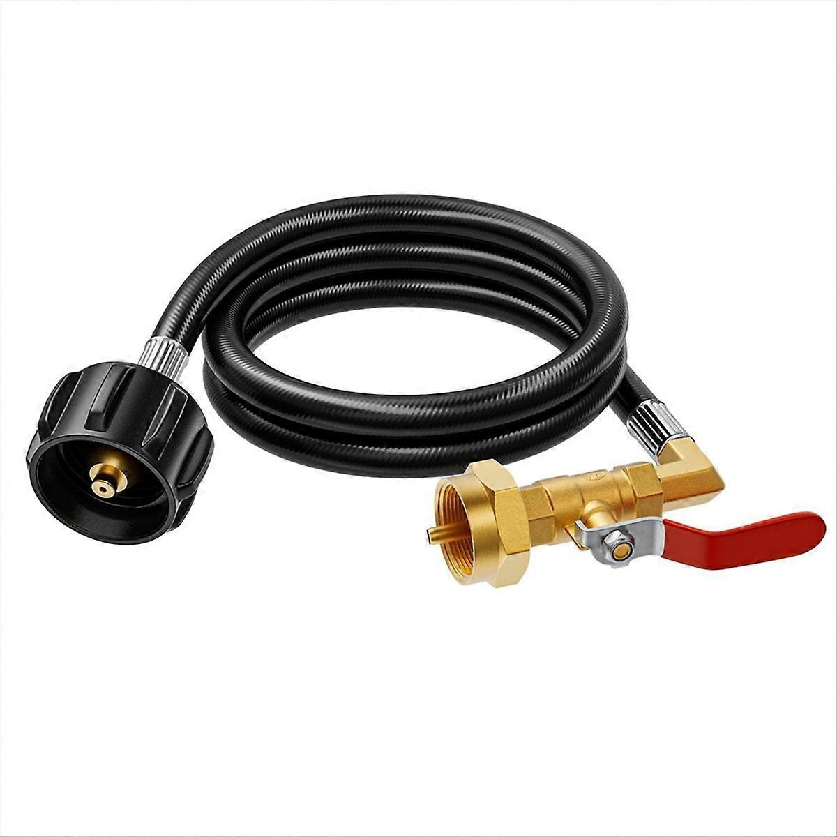 3 Ft Propane Refill Adapter With Valve