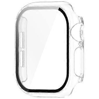 compatible with Watch Series 10 46mm Hard PC Case with Tempered Glass Screen Protector