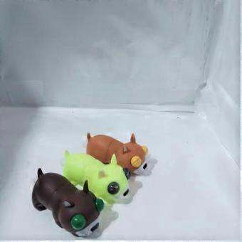 Squeeze toy bubble blowing explosive eye doll