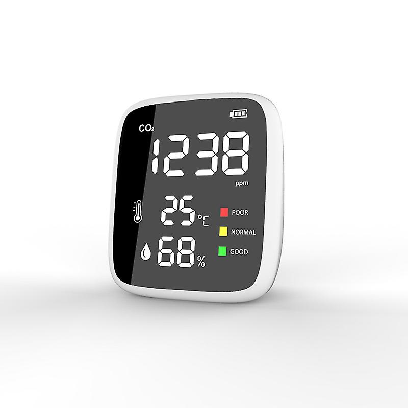 Mini Portable Co2 Detector - Home Co2 Sensor - Devices Measuring Indoor Air Quality - Carbon Dioxide Measurement And Meter - Hygrometer With Humidity 