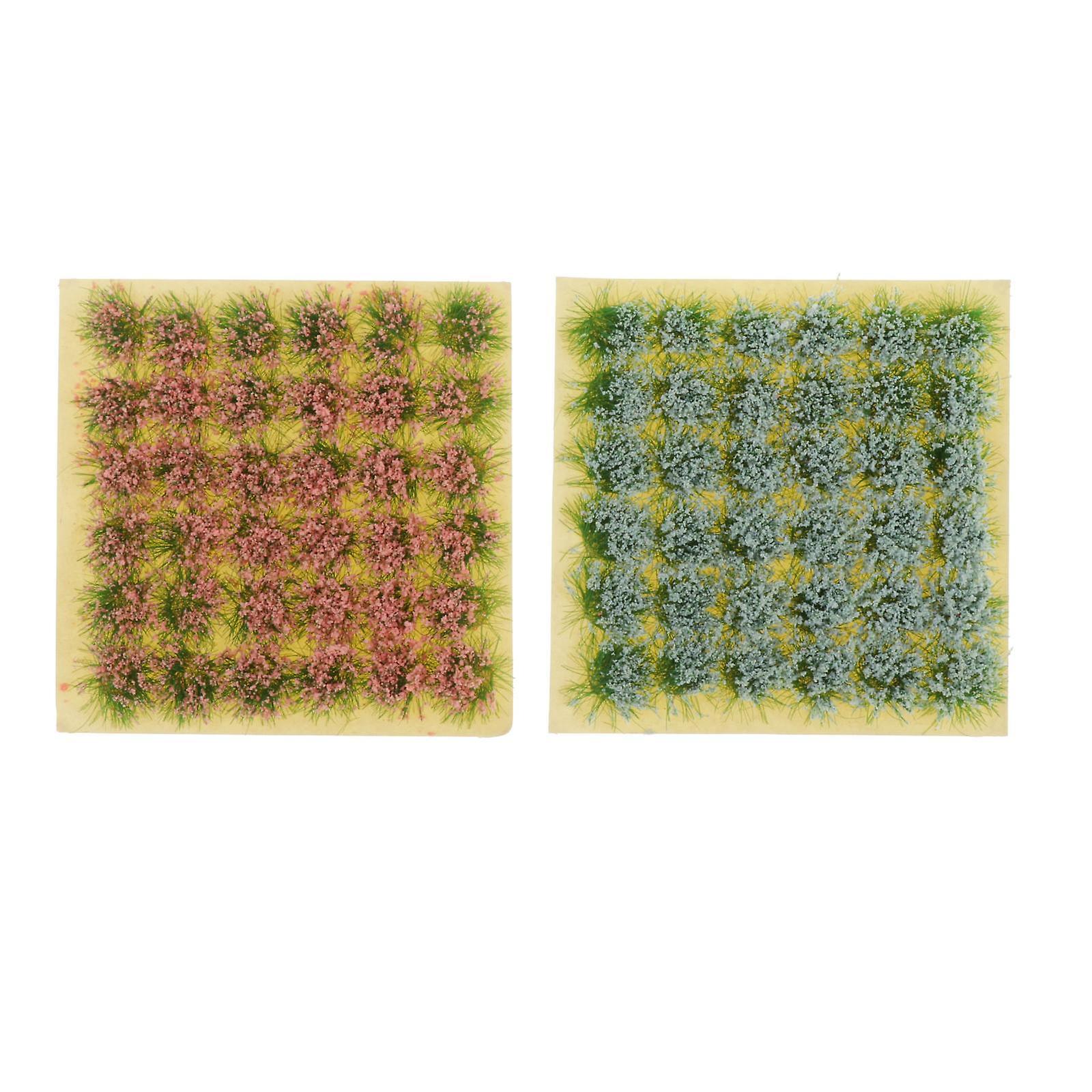 Flower Cluster Toy Simulation Grass Train Sand Table Layout Making Style1