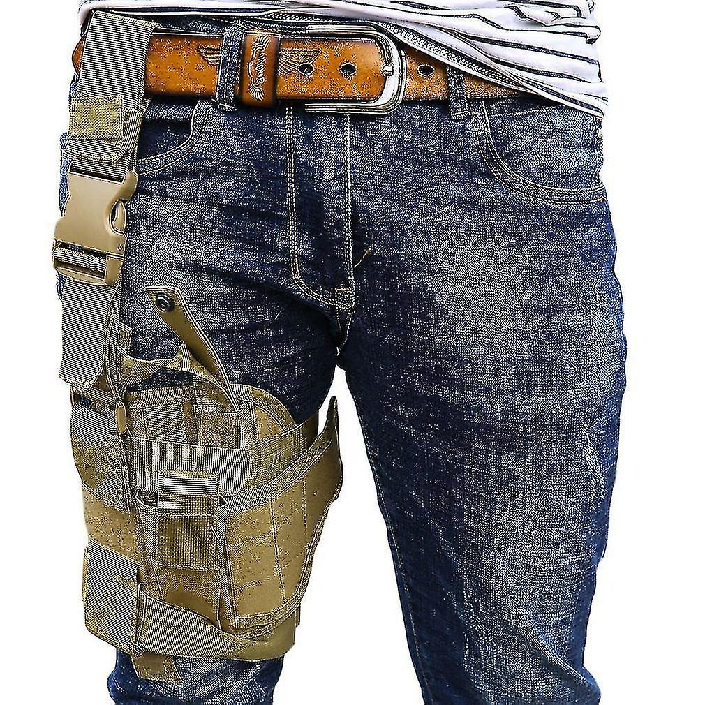 Practical Airsoft Military Tactical Drop Leg Thigh Holster Pouch