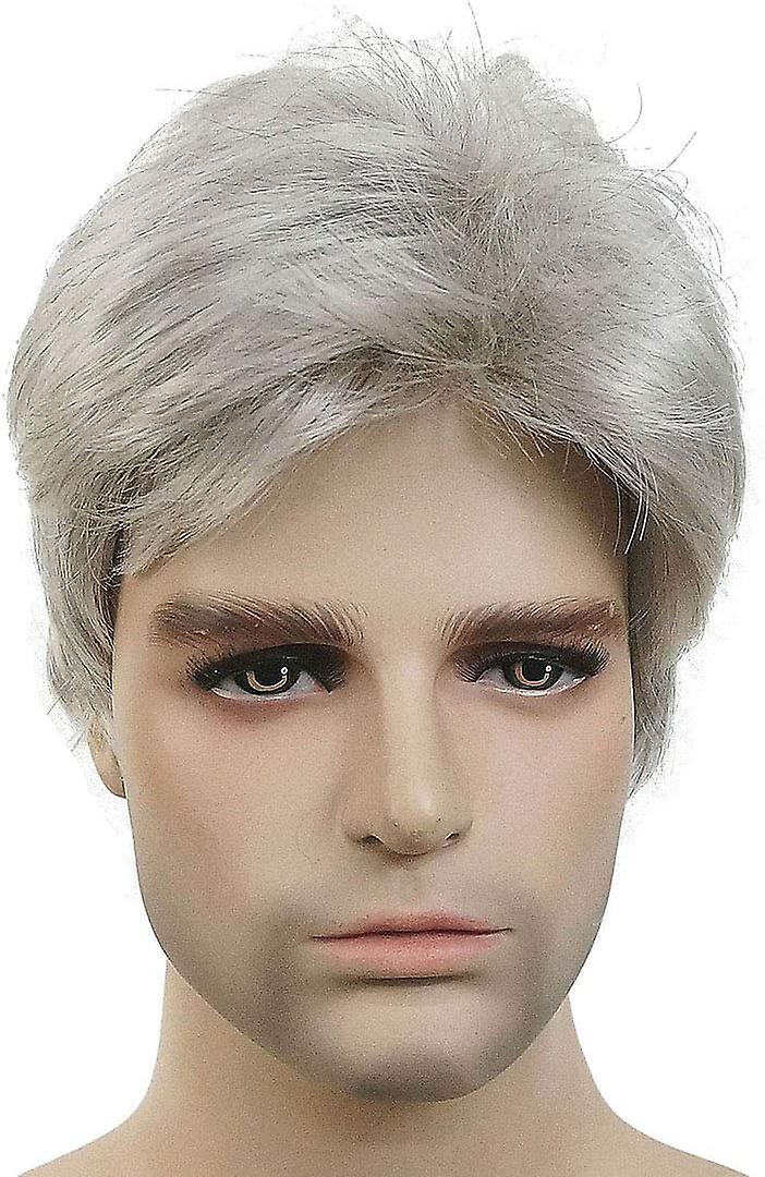 Men Wig Natural Black Short Straight Hair Synthetic GB DE AU BE DK CA NL IT IE NO ES SE CH