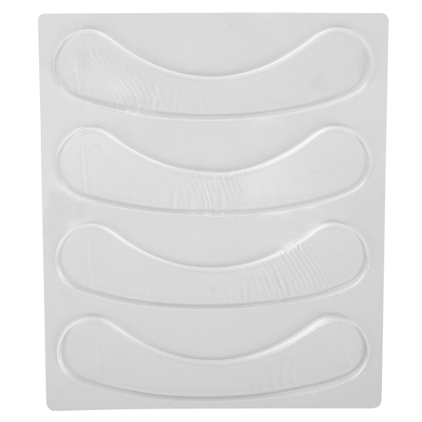 4pcs Silicone Lip Anti Wrinkle Patch Reusable Transparent Skin Wrinkle Smoothing Patch