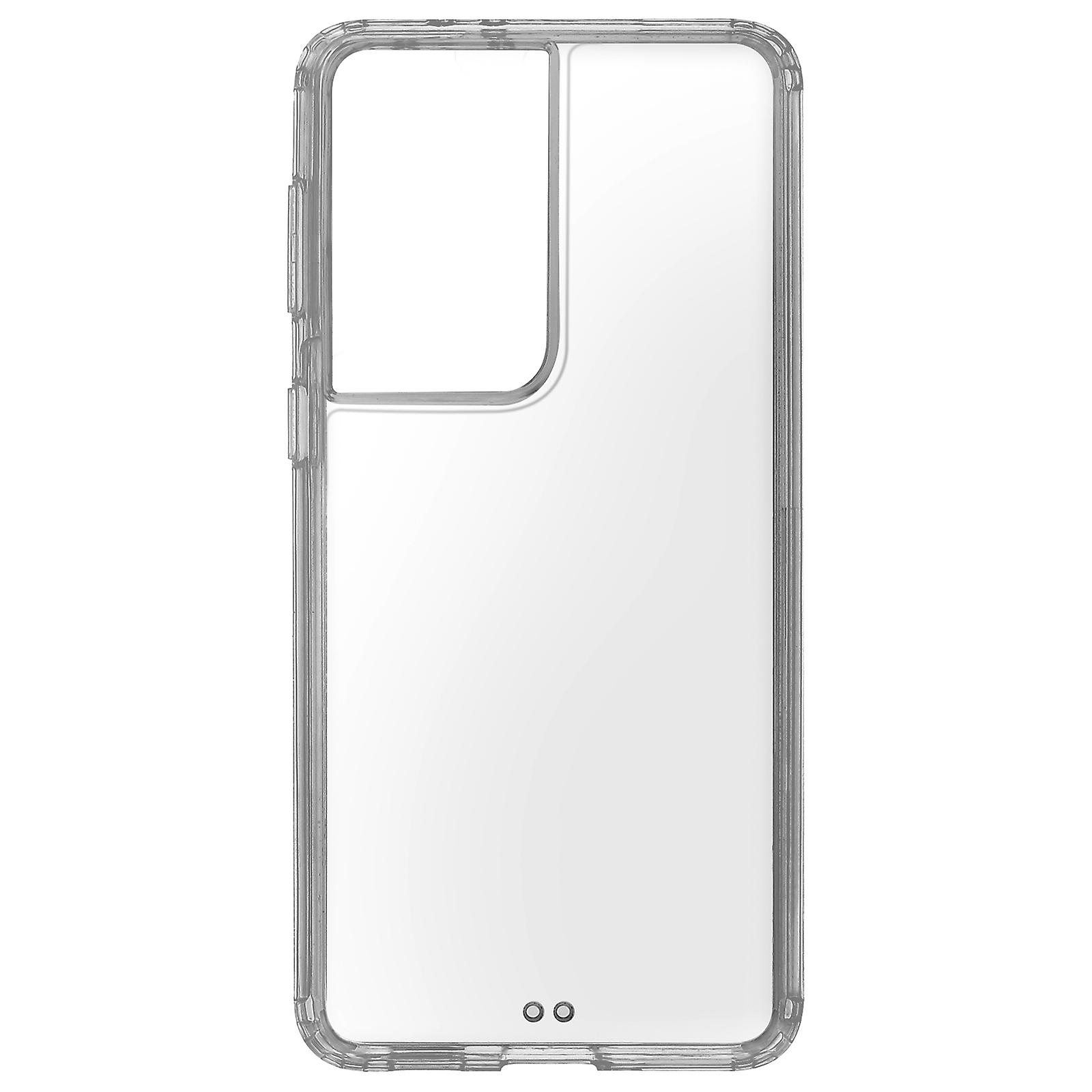 Capa rígida à prova de choque Galaxy S21 Ultra Capa reforçada transparente