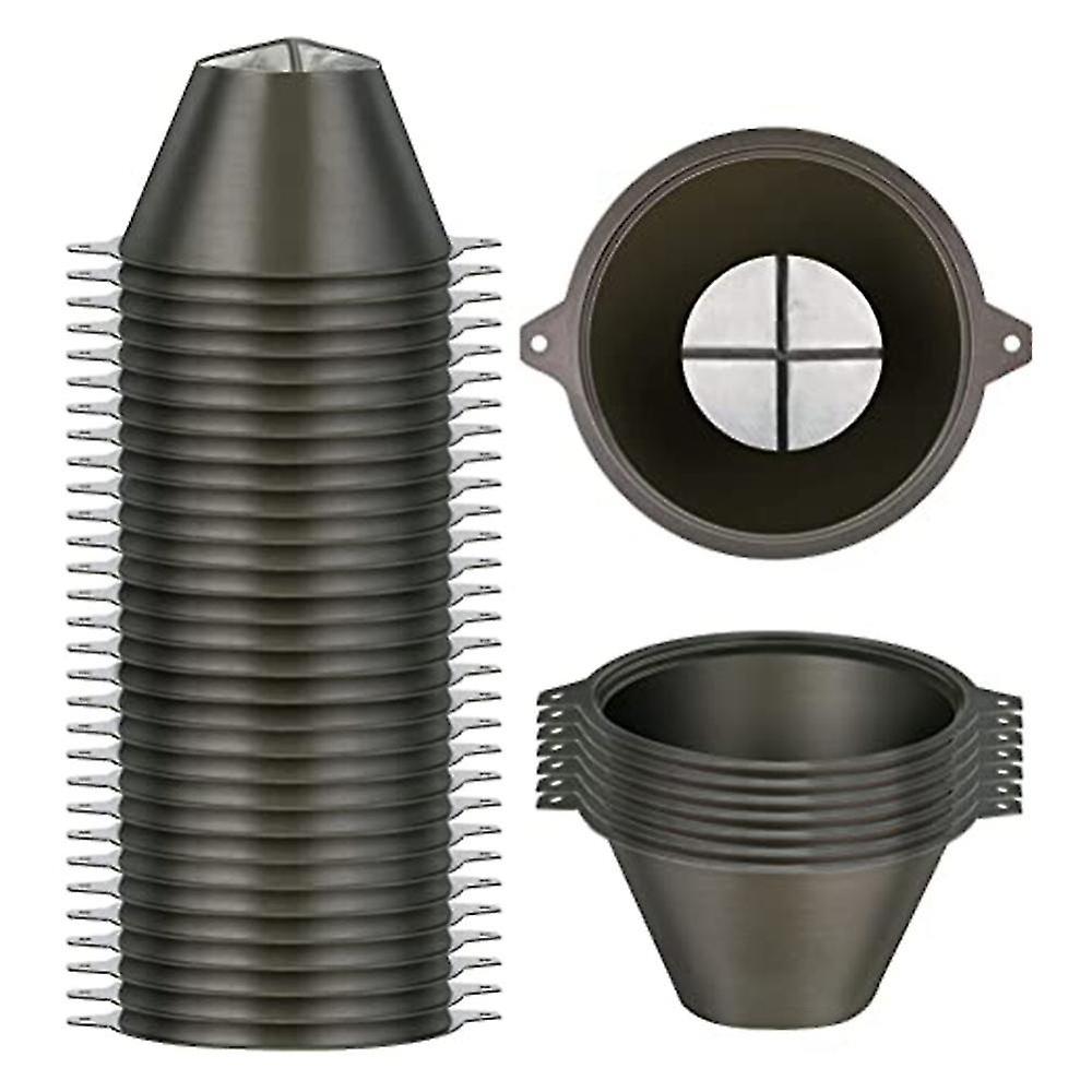 30 Pcs Paint Filter 100 Mm Plastic Paint Strainer With Fine Nylon Mesh Reusable Industrial Nylon Me