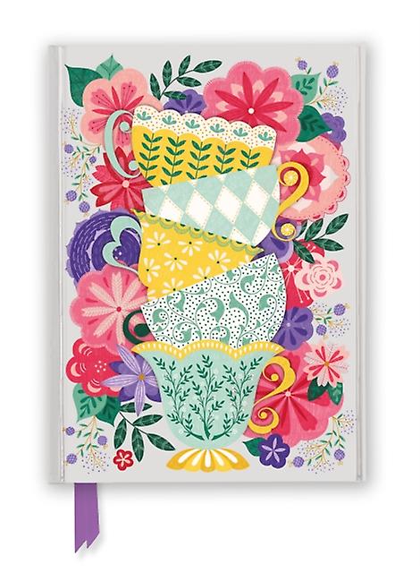 Jenny Zemanek Teacups Foiled Journal Notebook  blank book Book