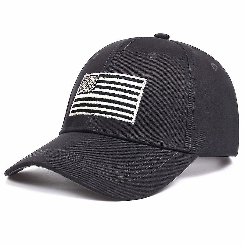 Tactical Army Military Usa American Flag Unisex Mesh Embroidered Baseb