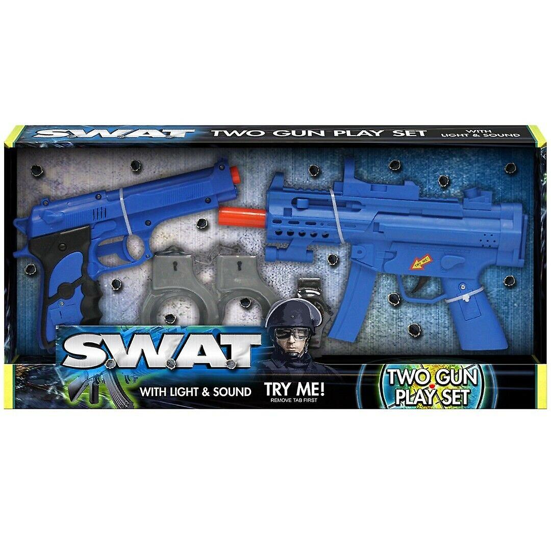 Swat Two Gun Playset With Light & Sound