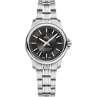 Montre-bracelet ronde avec bracelet en métal Montre pour femmes Quartz analogique avec bracelet en acier inoxydable SM30201.01