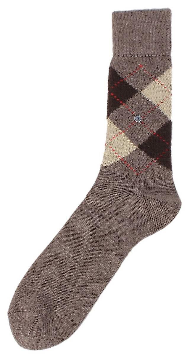 Burlington Preston Socks - Brown/Sand
