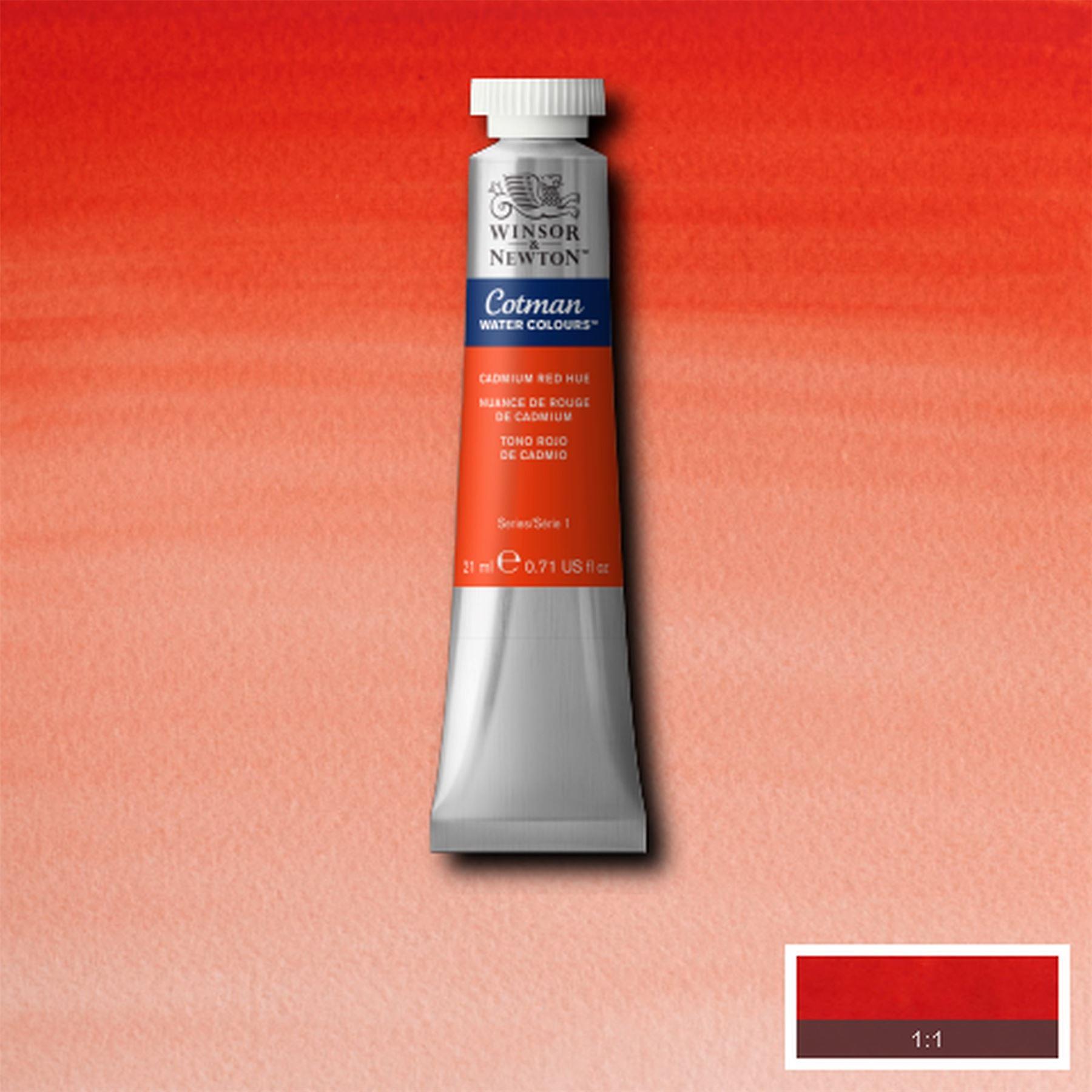 Winsor & Newton Cotman Watercolour - Cadmium Red Hue - 21ml