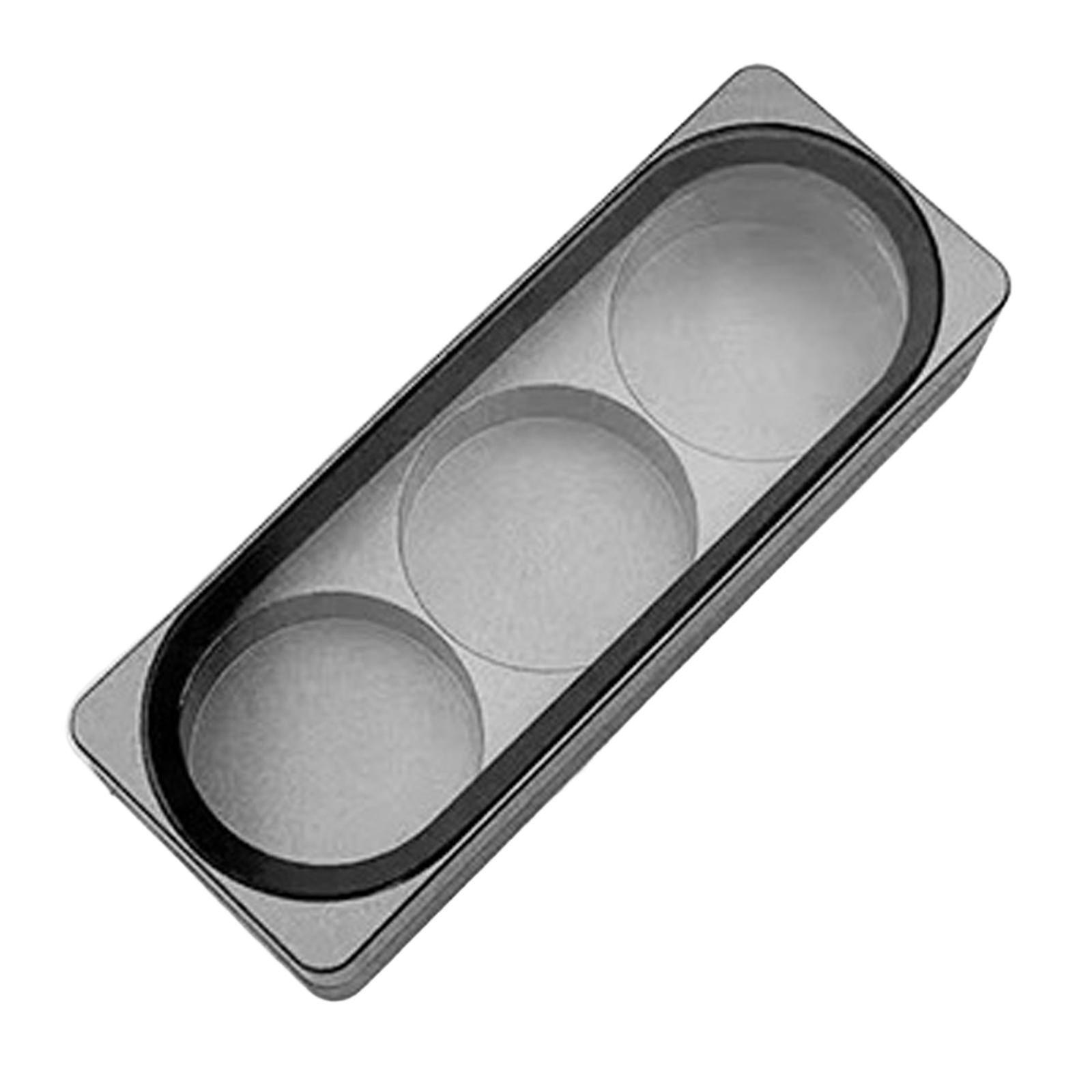 Metal Pool Tip Storage Case Holder Snooker Tip Case 3 Holes Lightweight