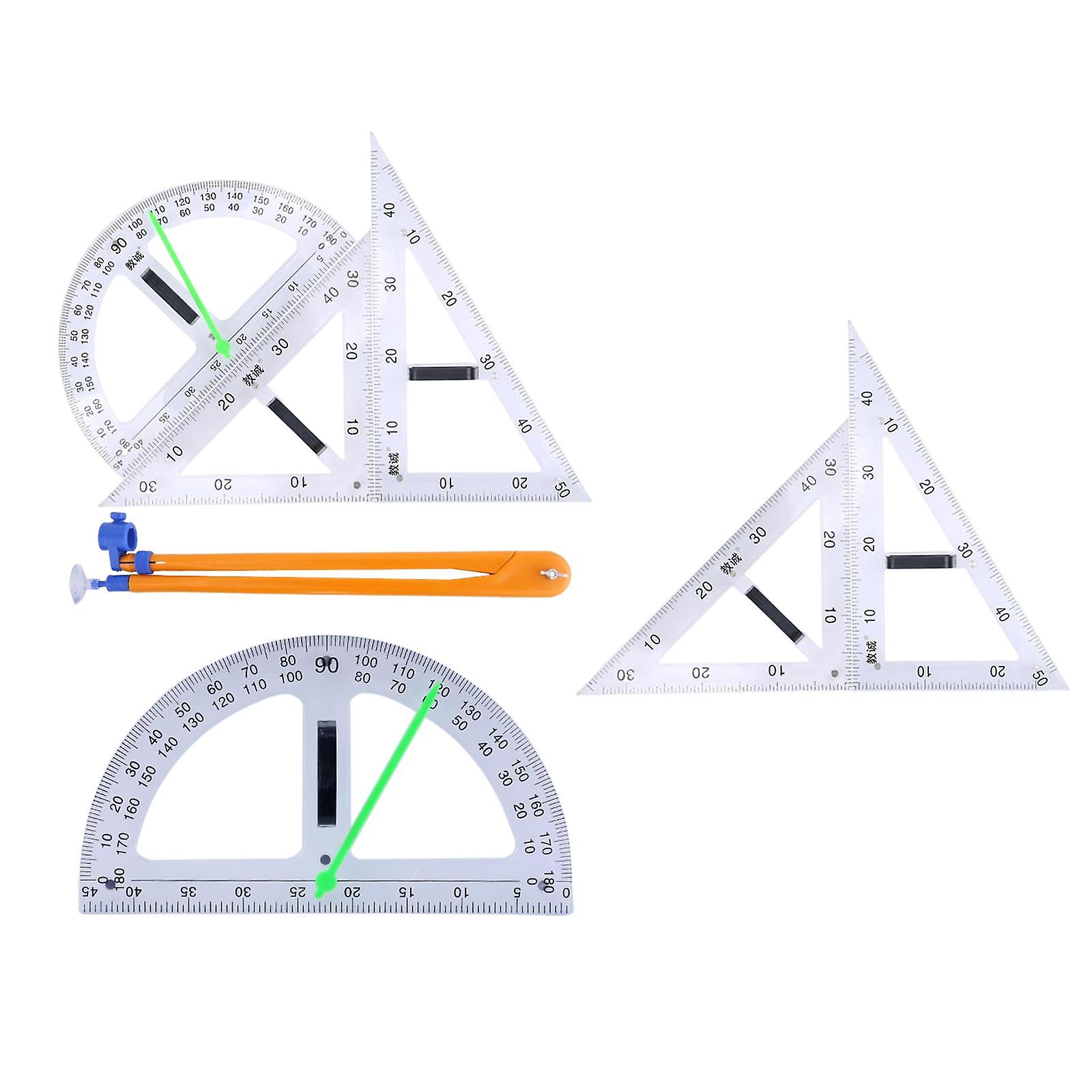 Math Geometry Ruler Teaching Aids Schooling Tool for Home School ...