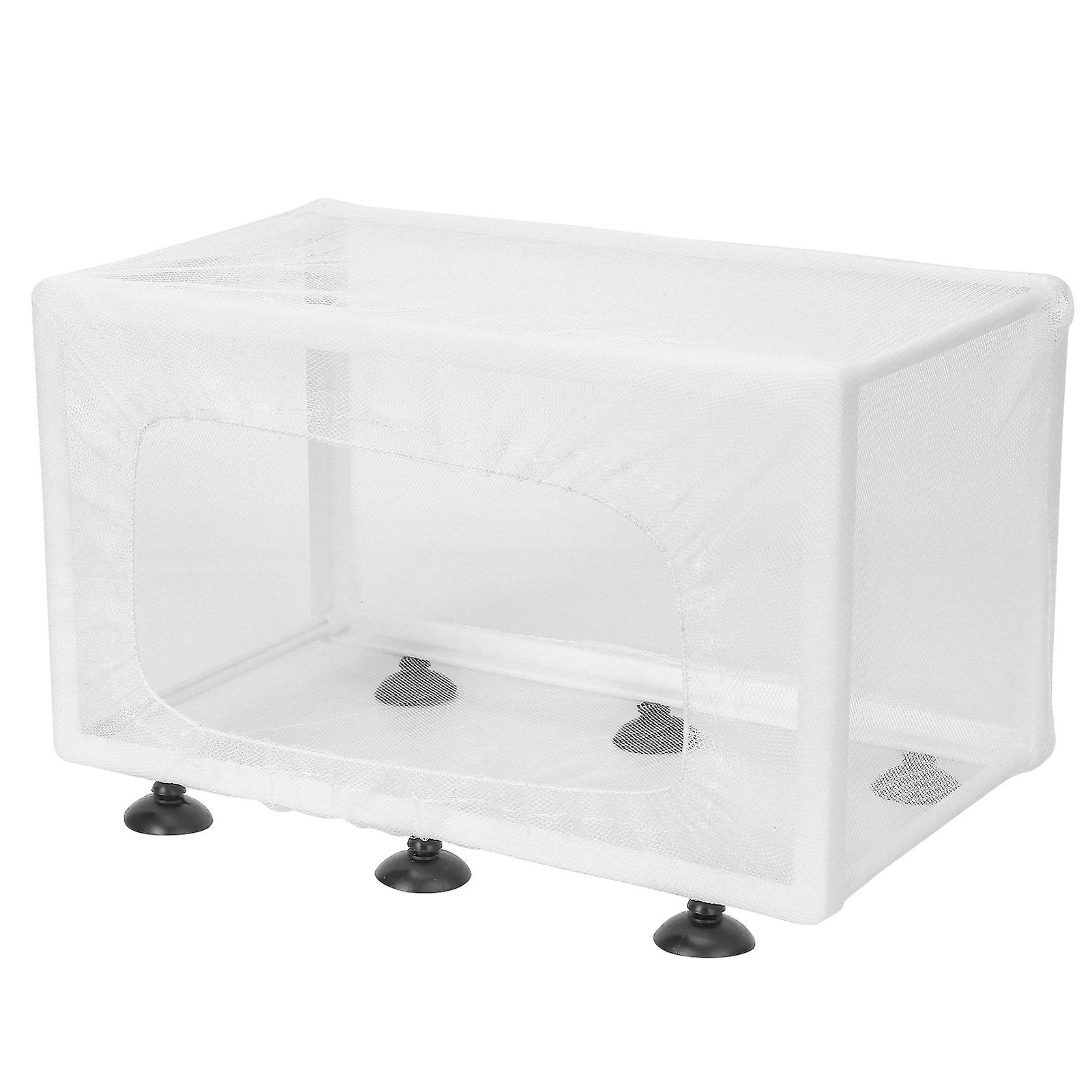 Aquarium Fish Breeding Box Isolation Box Breeding Incubator with Suction Cup L