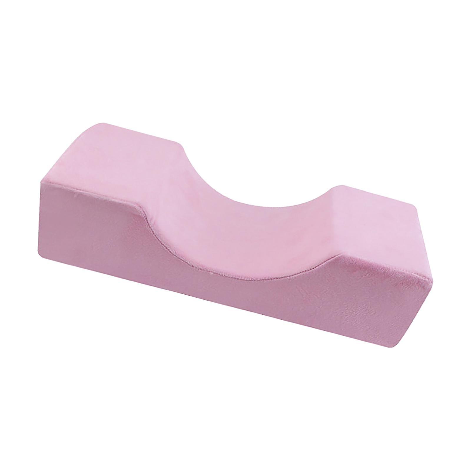 Lash Pillow Neck Support Comfortable for Eyelash Extension Makeup Pink