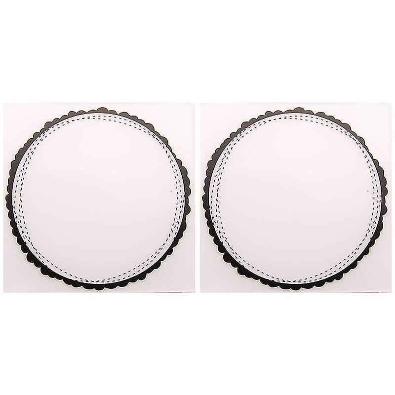 2pcs Diy Knurling Template