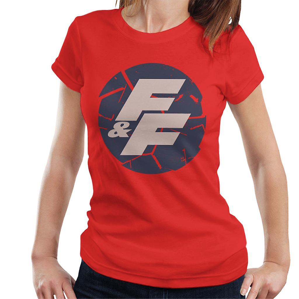 Velozes e Furiosos Quebram Logo Feminino'camiseta