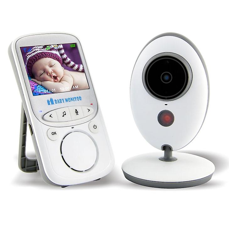 2.4-inch TFT LCD Video Baby Monitor Temperature Display with Night Vision and Two Way Voice Talk (VB