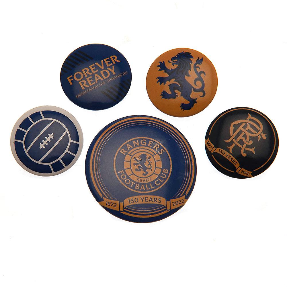 Rangers Fc Button Badge Set