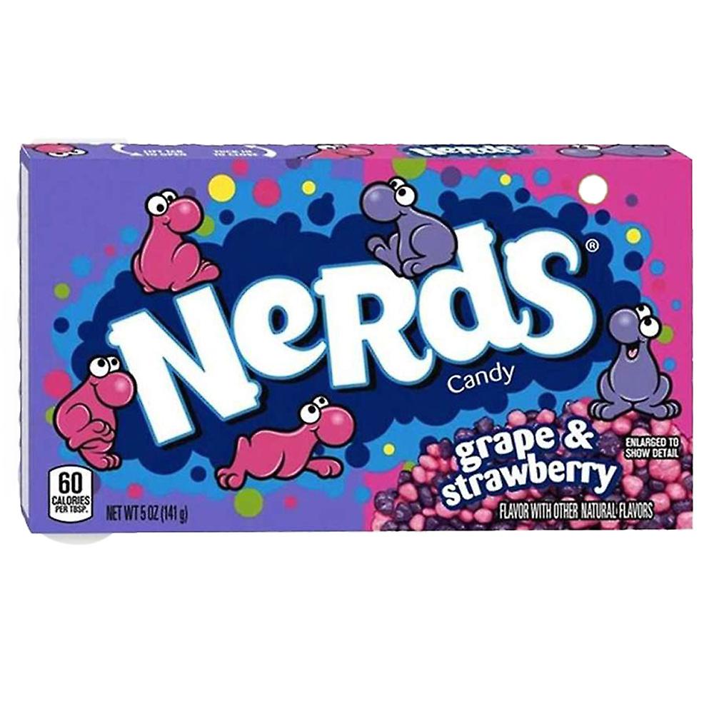 Nerds Grape and Strawberry in Theatre Box Sweet Tangy Delicious Flavour 12x141g