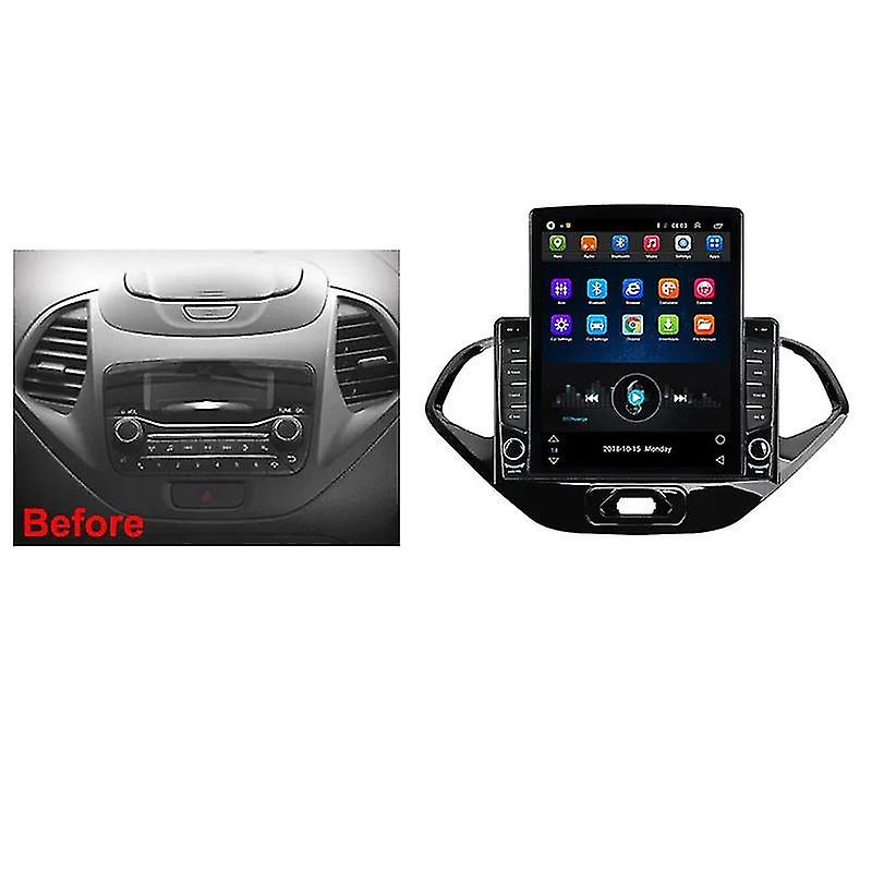 9.7" Android For Ford Figo 2015-2018 Tesla Type Car Radio Multimedia Video Player Navigation GPS