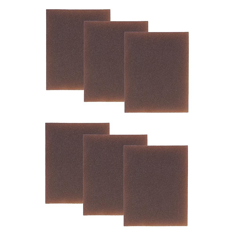 6 Pieces Sanding Sponge Block Set Double Sided Abrasive Pads