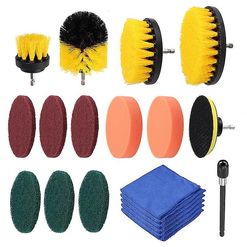 19pcs Electric Drill Brush