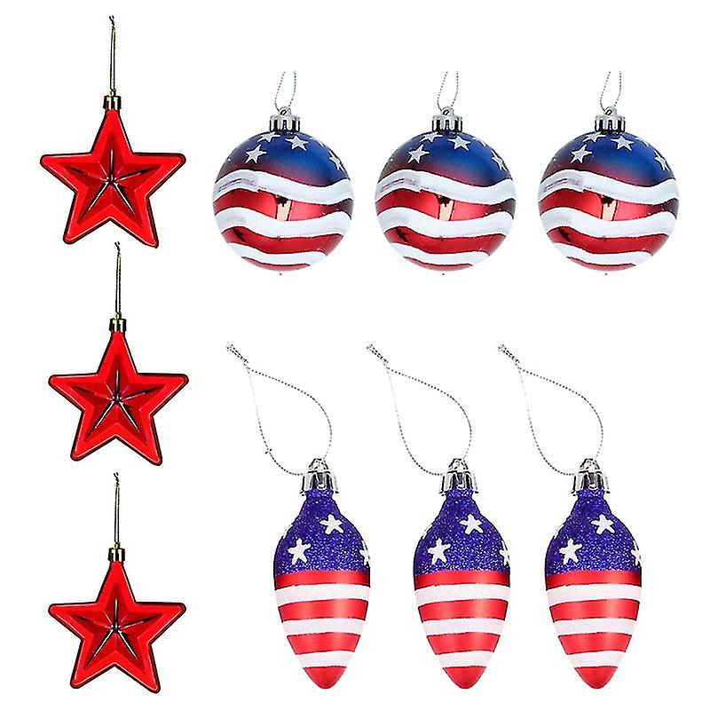 9pcs Independence Day Decor