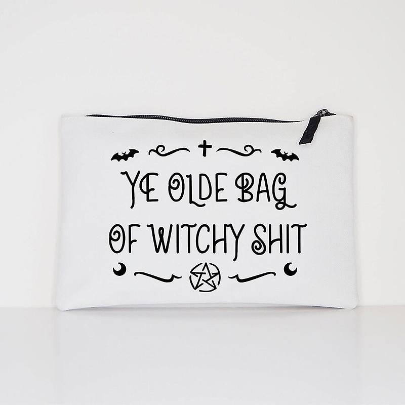 القوطي خدعة أو علاج السحرة القرف ماكياج حقيبة السحر الساحرة سعيد هالوين عشية الحزب تأثيري زي الديكور لصالح هدية الحاضر