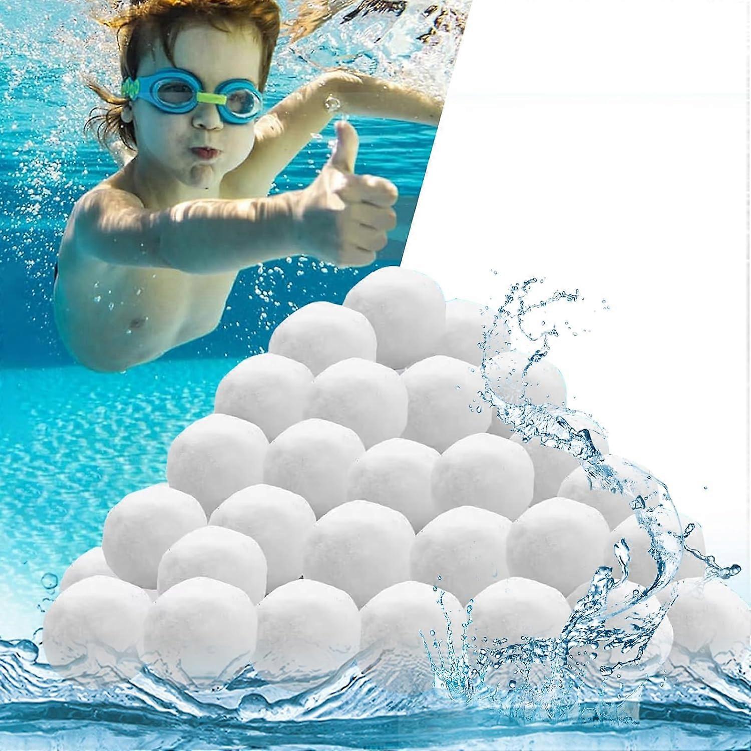 Swimming Pool Filter Ball, 500g Reusable Pool Filter Ball Products, Alternative for Sand Filter Sand, Suitable for Various Filter Systems