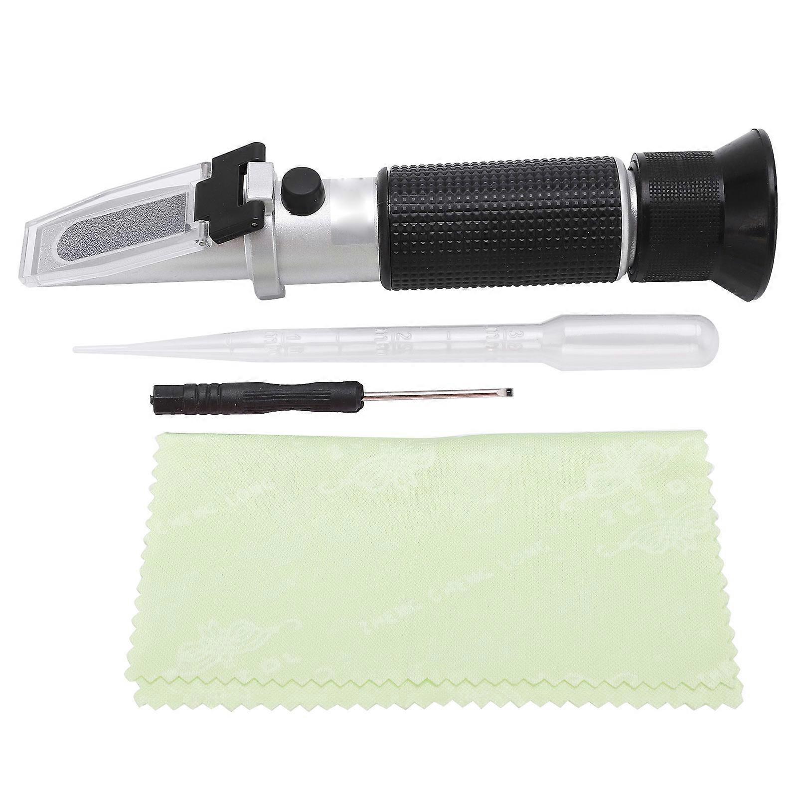 Optical Salinity Refractometer HandHeld Food Brine Sampling Salt Content Meter 028% Range