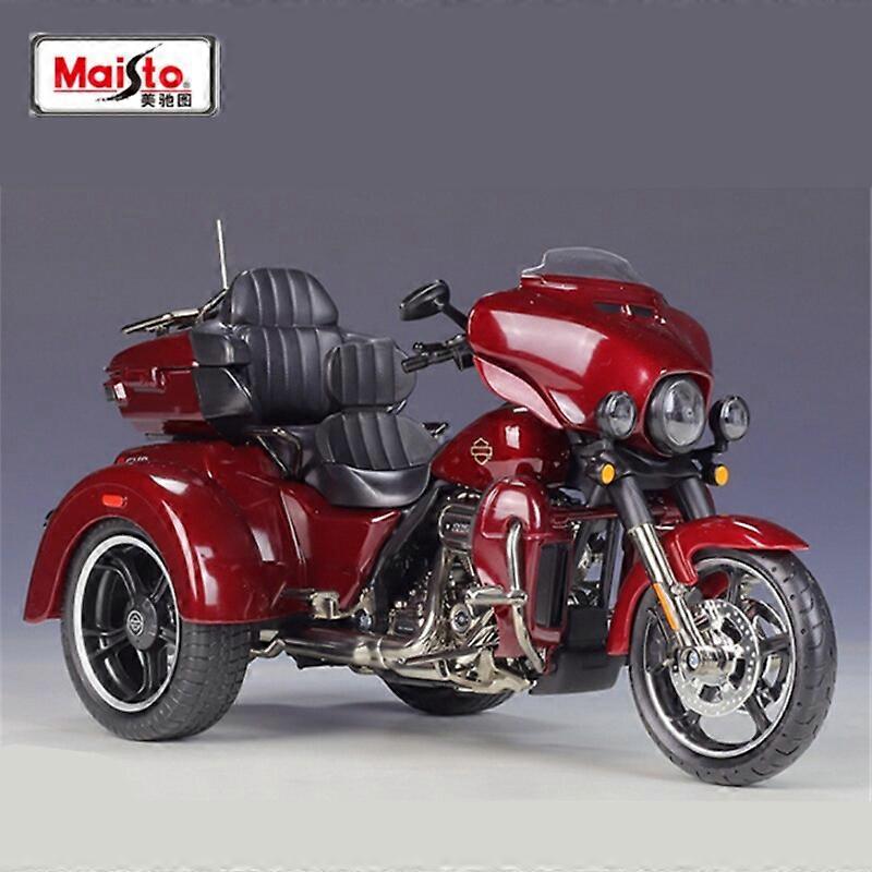 Maisto 1:12 Harley-Davidson CVO Tri Glide Anno Di Costruzione 2021 Rosso Scuro 32337 Modello Auto 32337 090159323372 - Foto 8