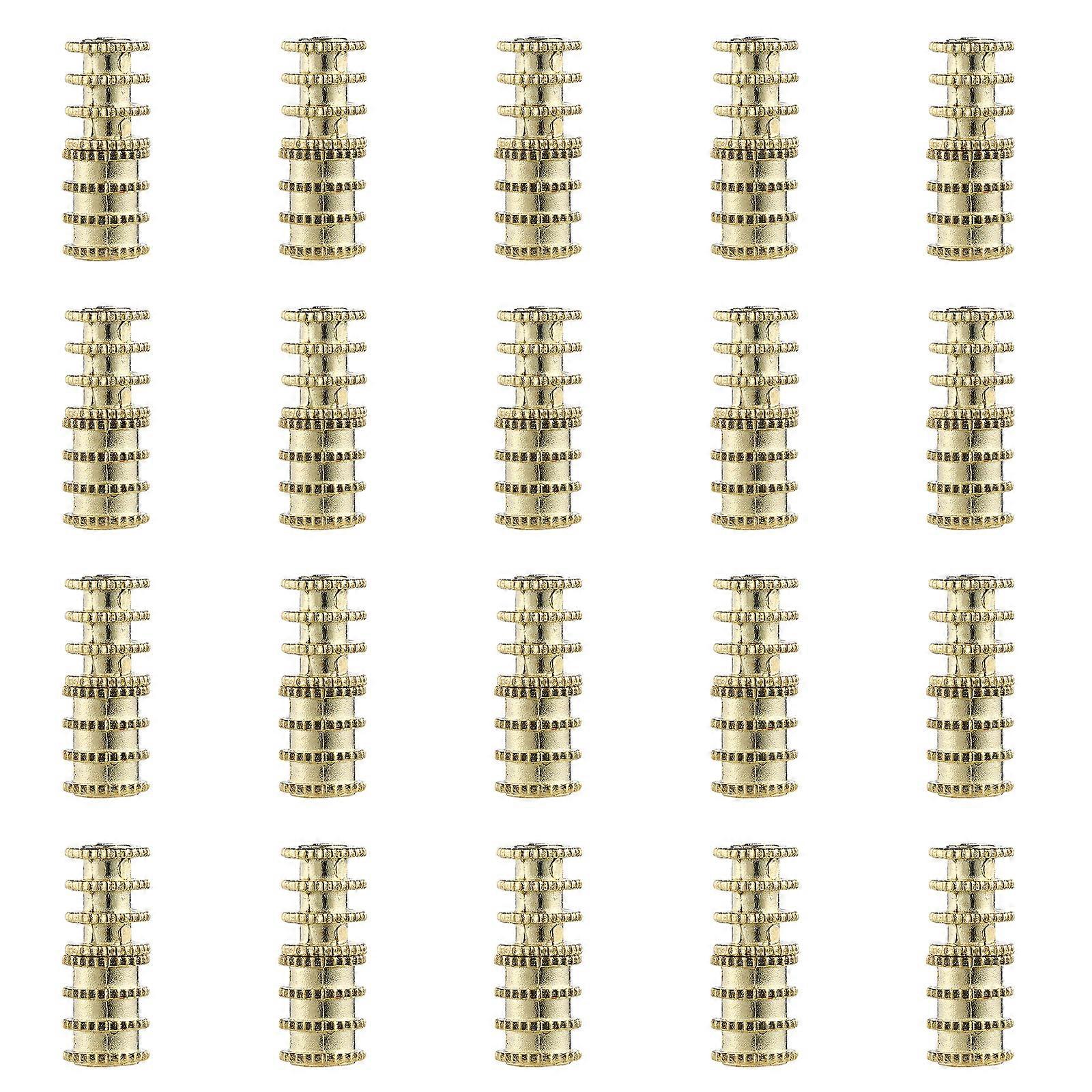 20pcs Metal Alignment Pin Zinc Alloy Positioning Rods Table Leaf Dowels Metal Table Pin Table Bolt Sleeves