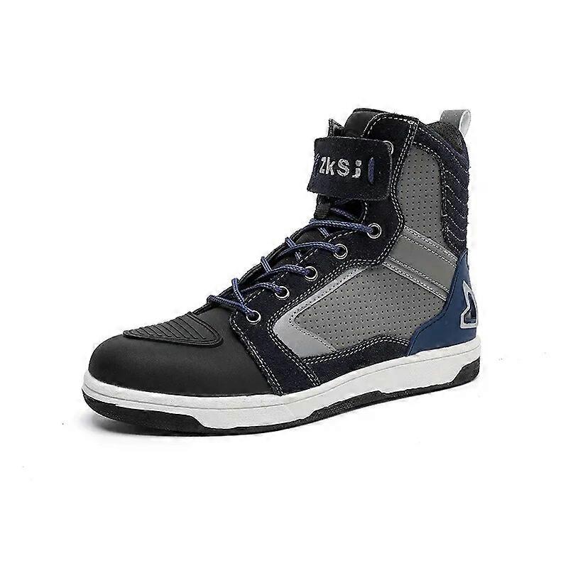 أحذية الدراجات النارية الرجال على الطرق الوعرة أحذية سباق الدراجات النارية سائق دراجة نارية معدات ركوب الصدمات تنفس دائم مريح