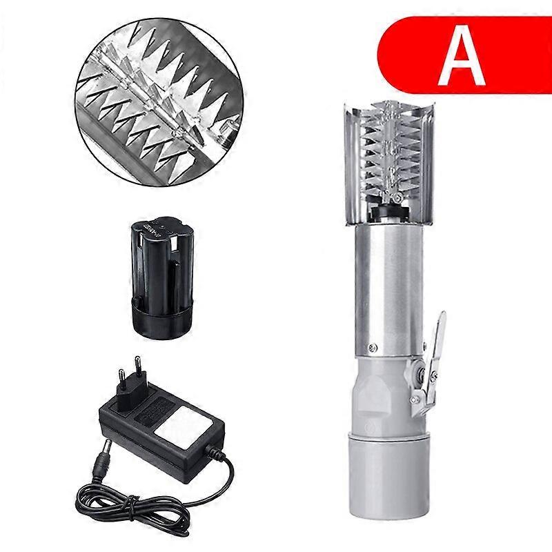 120W Portable Cordless Electric Fish Scaler Remover Cleaner Fishing Scaler Scale Remover Cleaner Scraper Waterproof Seafood Tool
