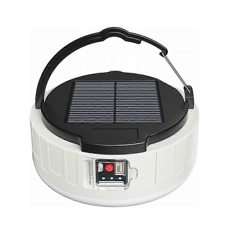 Camping Lantern Portable Light Solar Camping Lamp Tent Lantern Led Emergency Rechargeable Solar Power Bank For Portable Lighting