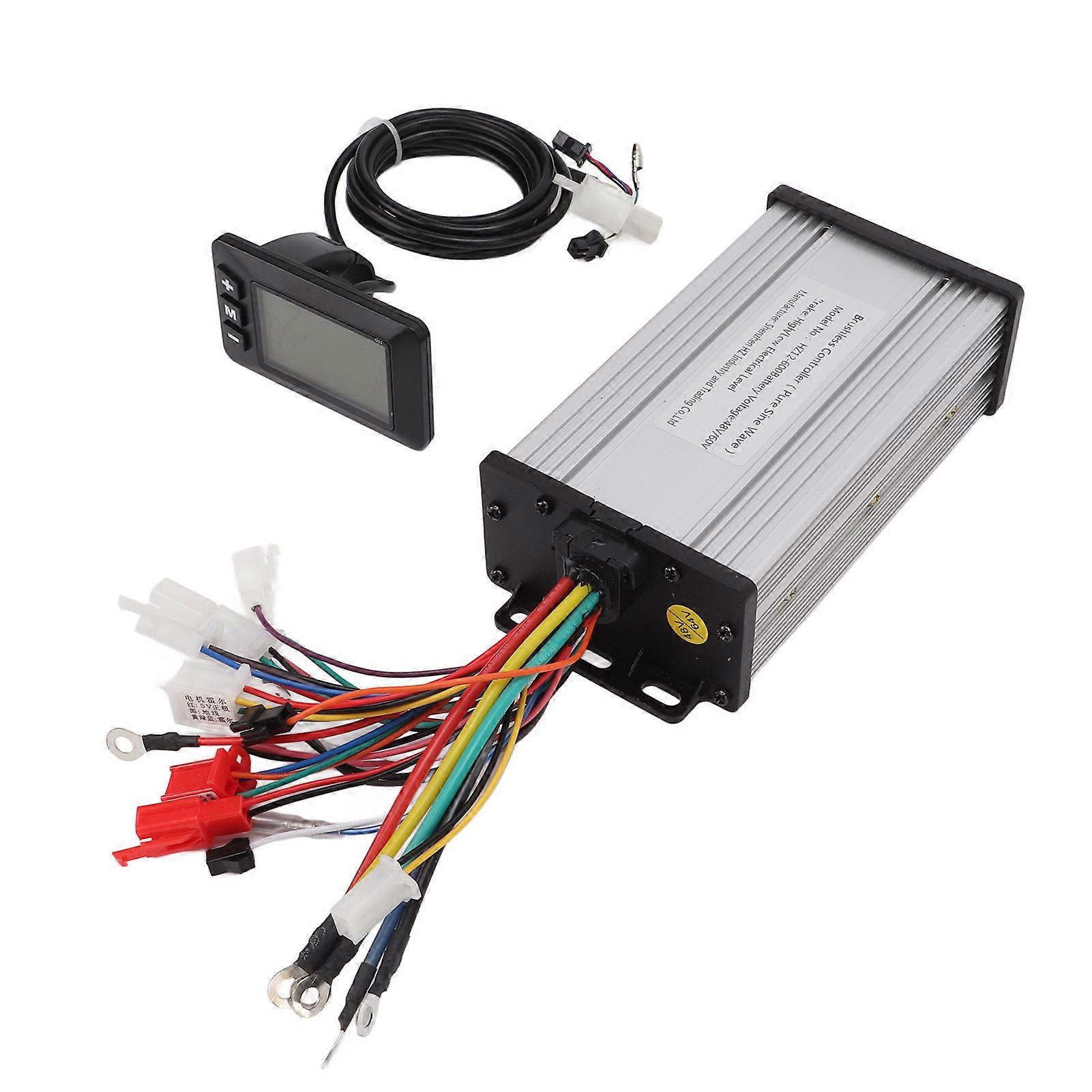 48v/64v 600w Brushless Controller Electric Sine Wave Bicycle Scooter Brushless Controller With G51 Lcd Panel