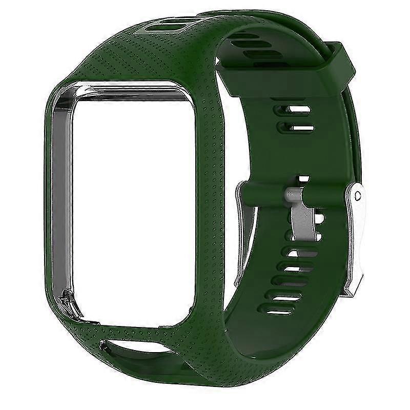 Silicone Replacement Watchband Wrist Strap For Tomtom 2 3 Runner 2 3 Spark Golfer 2 Adventurer Gps Watch