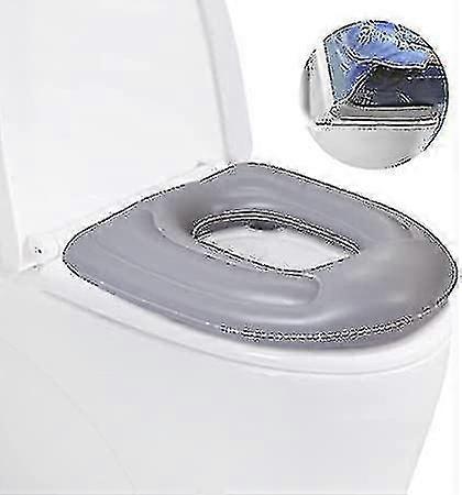 Cuscino del sedile del WC gonfiabile, cuscino ciambella rialzato, sedile WC regolabile in altezza, comò in pvc suppo