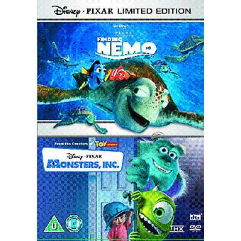 Finding NemoMonsters Inc. DVD (2007) Lee Unkrich cert U 2 discs - Region 2  | Fruugo US
