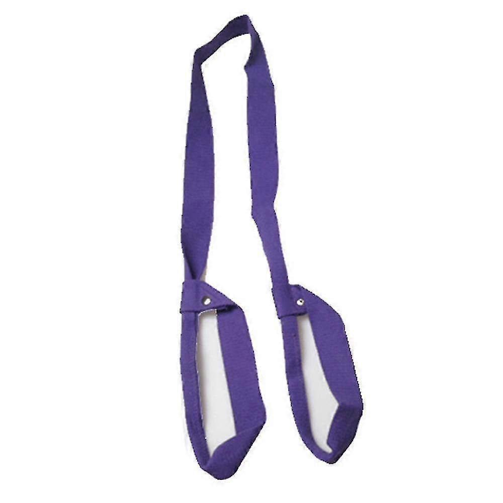 Yoga Mat Strap, Adjustable Mat Sling For Carrying, Stretching Band For Yoga, Pilates, Exercise Purple